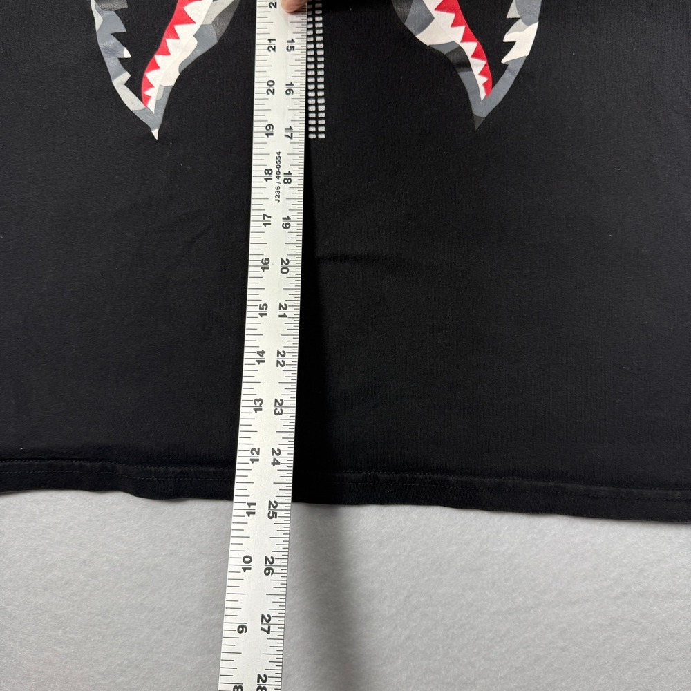 BAPE Kids Black Shark Face Graphic Tee - Short Sleeve - Picture 12 of 13